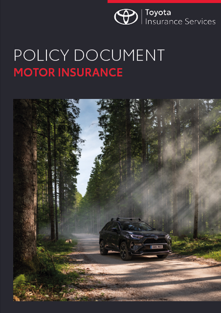 Toyota Motor Insurance Policy Document